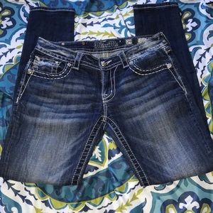 Miss Me skinny blue jeans